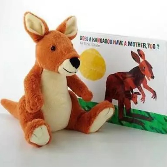 Eric Carle Does a Kangaroo Have a Mother Too? Book & Plush Toy 11 (Bundl - GOOD - Picture 1 of 3
